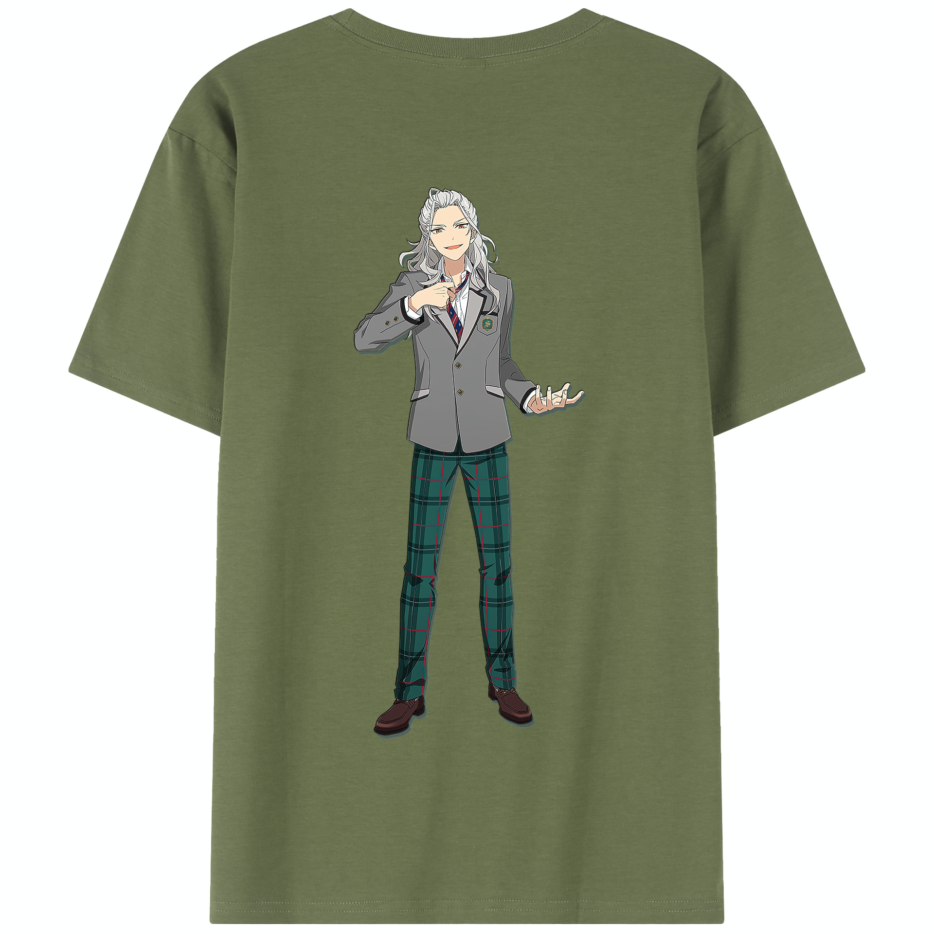 （画像用） あんさんぶるスターズ! Ensemble Stars 綿100％半袖Tシャツ（背面プリント）